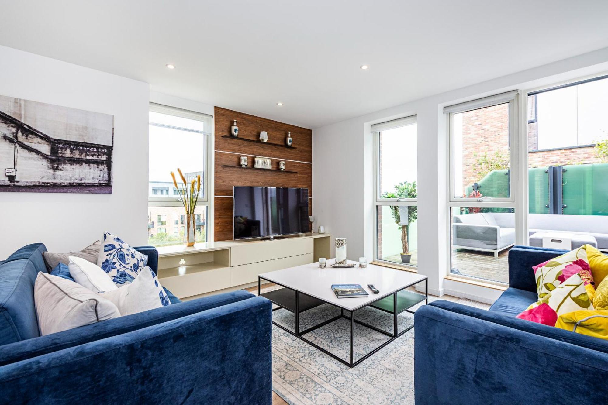Chiswick Park 3 Bed 3 Bath West London - Parking Lejlighed Eksteriør billede