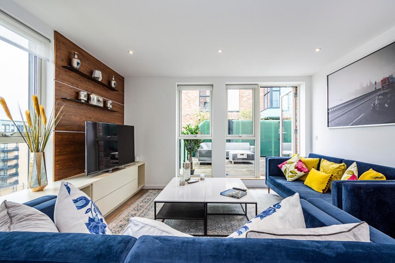 Chiswick Park 3 Bed 3 Bath West London - Parking Lejlighed Eksteriør billede
